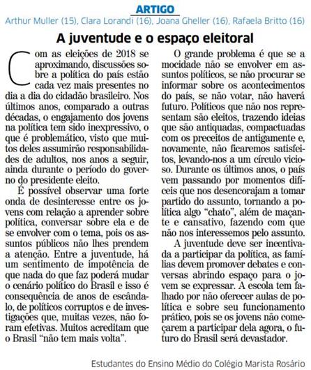 2018_10_15_Correio do Povo_Artigo de opinião eleições.JPG