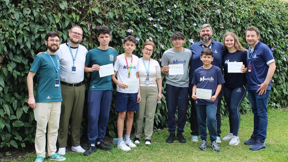 Estudantes do Marista Assunção foram aprovados para a segunda etapa da Olimpíada Brasileira de Matemática.