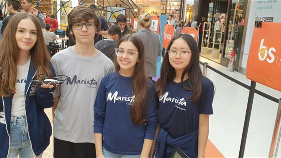 Equipe de Robótica participa da Startup Kids, feira que tem como objetivo propagar a cultura empreendedora entre o público infanto-juvenil