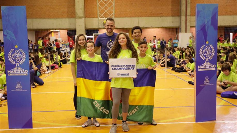 Jovens estudantes representam o Colégio no maior evento esportivo da Rede Marista