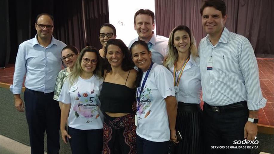 Colégio recebeu a Nutricionista Gabriela Kapim para palestra interativa em parceria com a Sodexo. 