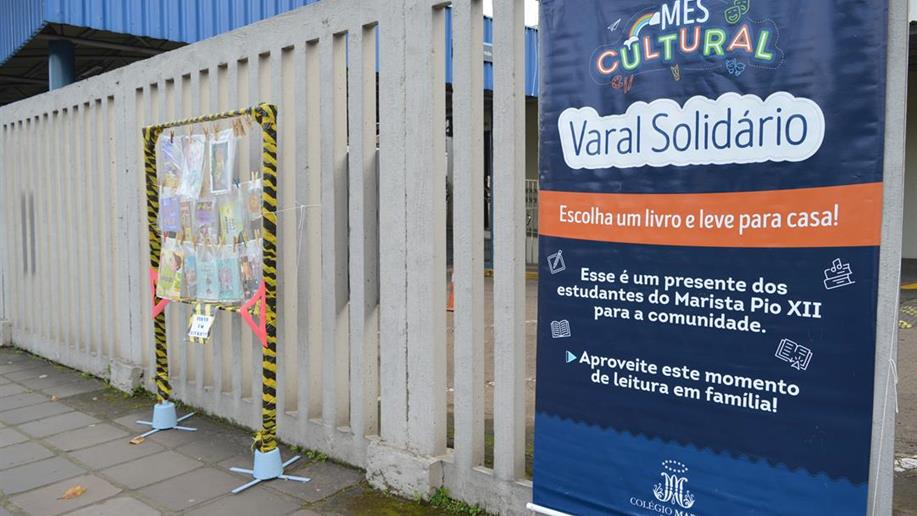 Varal Solidário Literário presenteia a comunidade com livros infantis