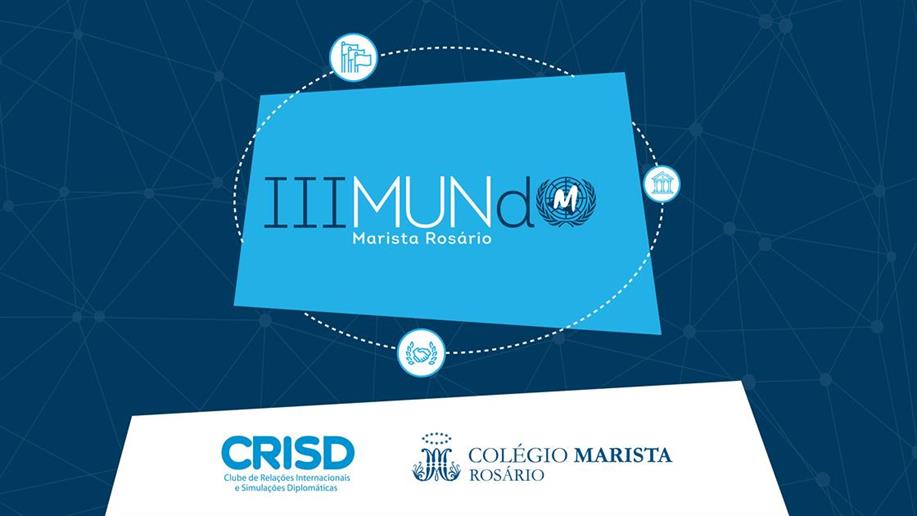 Conheça o MUNdo Marista Rosário, organizado pelos estudantes do Clube de Relações Internacionais e Simulações Diplomáticas