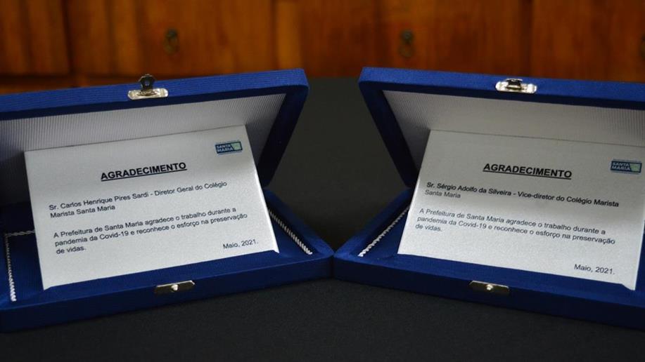 Reconhecimento ocorreu em virtude do apoio do Colégio na vacinação da Covid-19