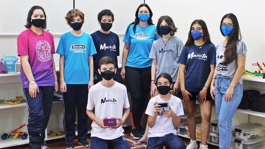 14 estudantes se destacaram na Modalidade Teórica da OBR e duas equipes participaram do Festival Marista de Robótica