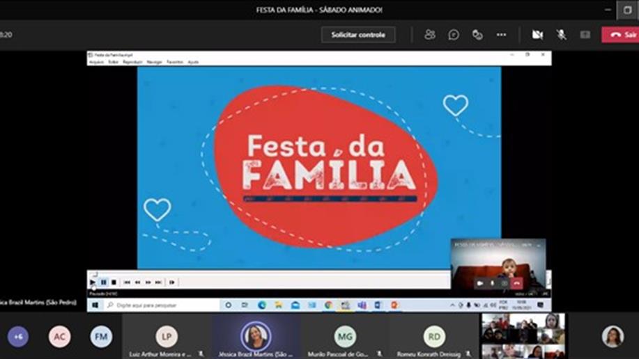 Festa teve início no dia 13/5, com a missa, e encerrou com festa online, dia 15/5